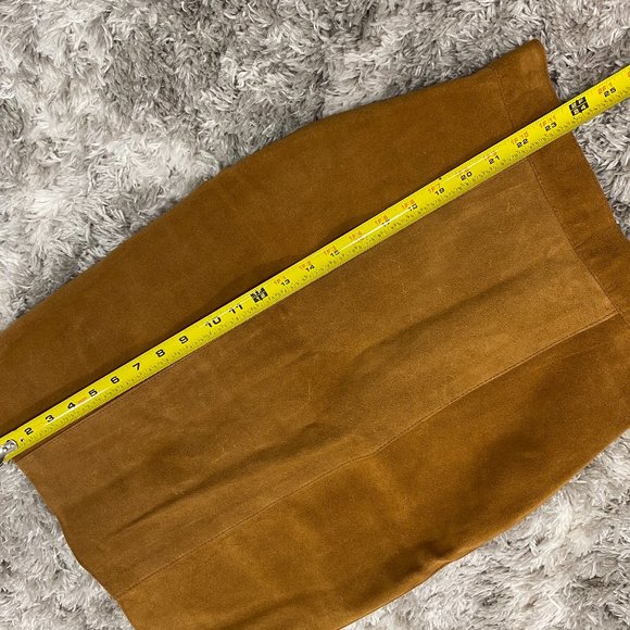 Vintage Suede Pencil Skirt - Picture 10 of 12